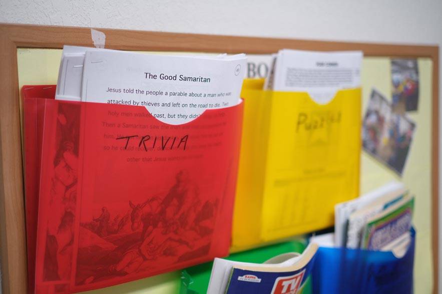 An interior shot of activities available at the WLC Hillview facility, from the Hillview Gallery.