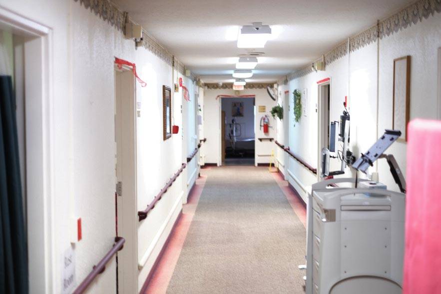 An interior shot of the WLC Hillview facility, from the Hillview Gallery.